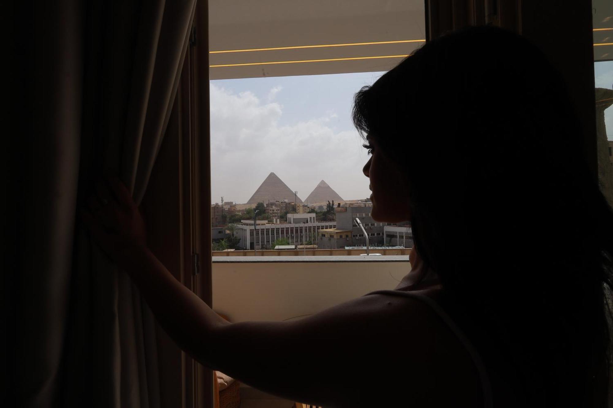 The Muse Pyramids Inn Kafret el-Gabal Exterior foto