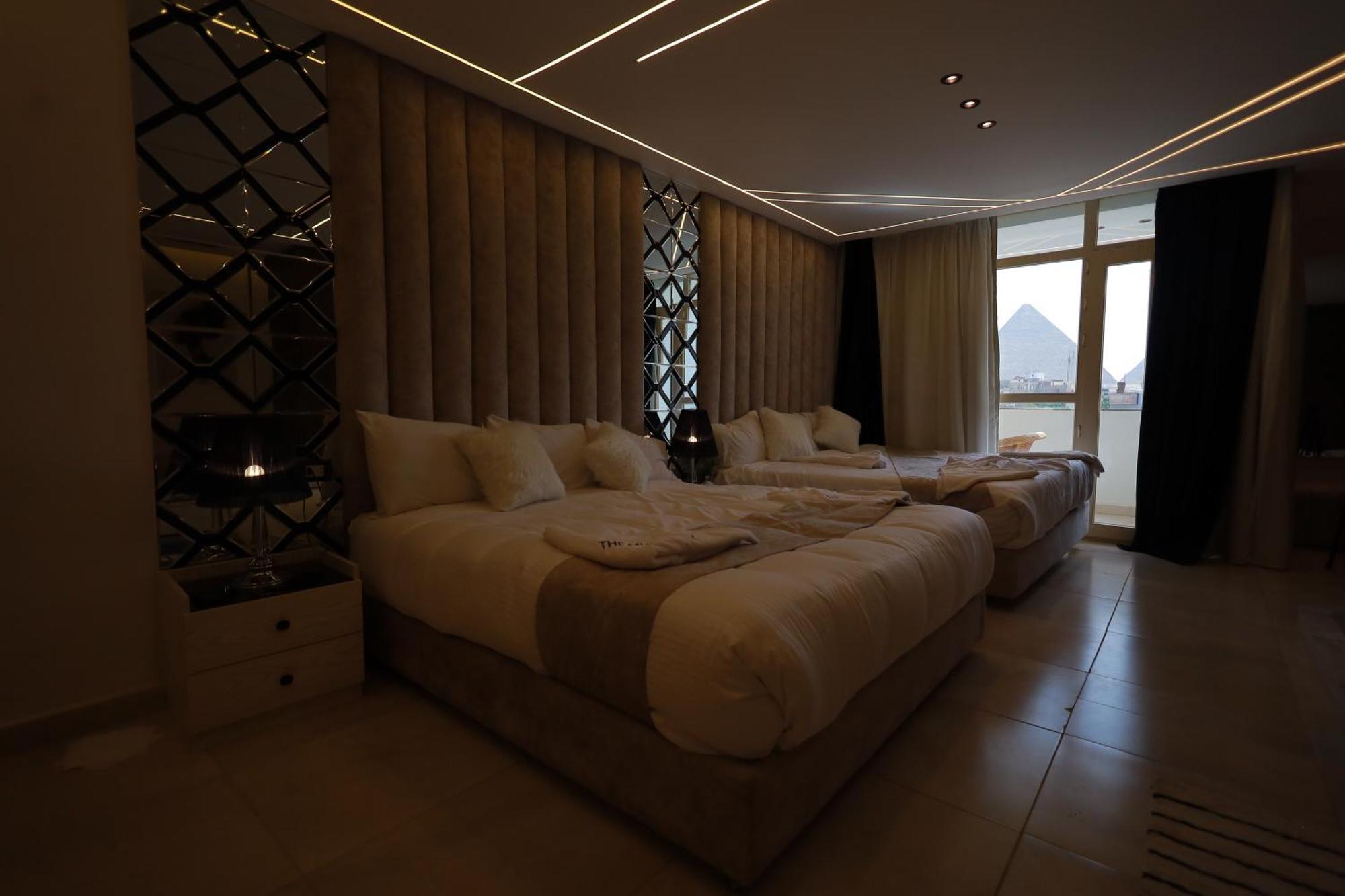 The Muse Pyramids Inn Kafret el-Gabal Exterior foto