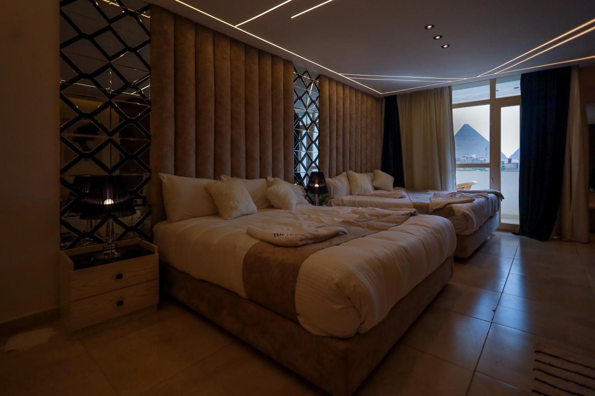 The Muse Pyramids Inn Kafret el-Gabal Exterior foto